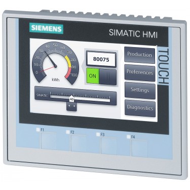 6AV2 124-2DC01-0AX0 Siemens HMI KTP400 COMFORT, COMFORT PANEL, TOUCH AND KEY OPERATION, 4" WIDESCREEN-TFT-DISPLAY