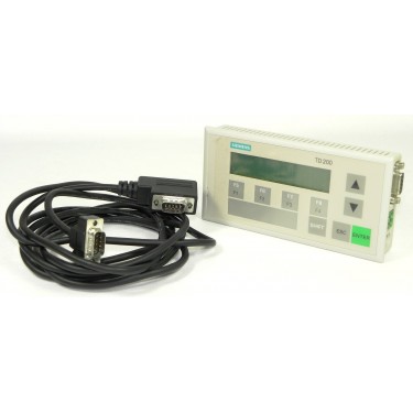 6ES7272-0AA20-0YA0 SIMATIC S7, TD 200 TEXT DISPLAY FOR S7-200, 2 LINES, WITH CABLE (2.5M) AND MOUNTING ACCESSORIES