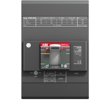 1SDA068074R1 ABB XT3N 250 MA 200 Im=1200...2400 3p F F