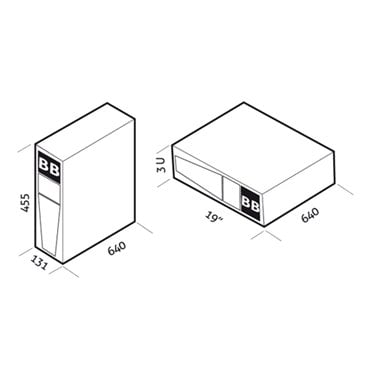  BTC SDU 240V BB A3 Riello UPS  - Codice di ordinazione: KSDU240PA300NPA 