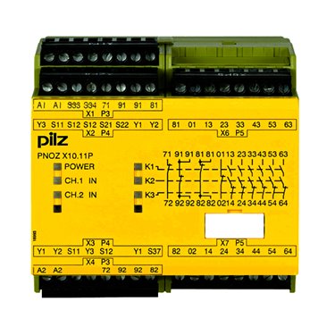 777750 - Pilz - PNOZ X10.11P 24VDC 6n/o 4n/c 6LED