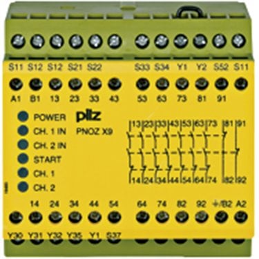 774606 - Pilz - PNOZ X9 200-230VAC 24VDC 7n/o 2n/c 2so