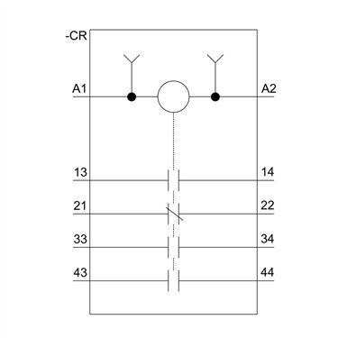 3RH2131-1AB00-1AA0 - Siemens - Relè contattore, 3NO+1NC, AC24V 50/60Hz