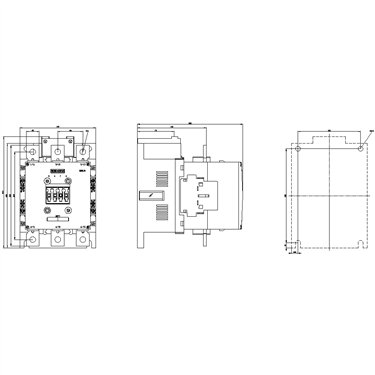 3RT1066-6AP36-0UA0 - Siemens - Contattore, 160kW/400V/AC-3