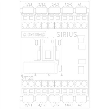 3RT2018-2AQ01 - Siemens - Contattore, AC3: 7,5kW 1NO AC380V 50/60Hz