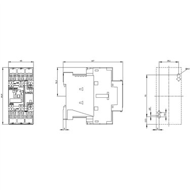 3RT2026-2BA40 - Siemens - Contactor, AC3:11kW 1NO+1NC DC12V