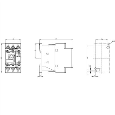 3RT2027-1AB00-1AA0 - Siemens - Contattore, AC3:15kW 1NO+1NC AC24V 50Hz