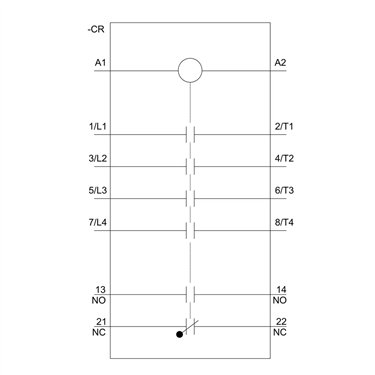 3RT2336-1AP00-1AA0 - Siemens - Contattore 4NO, AC1:60A, 230VAC 50Hz