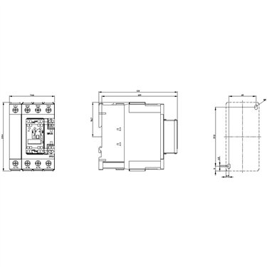 3RT2337-3XF40-0LA2 - Siemens - Contattore 4NO, AC1:110A, DC110V