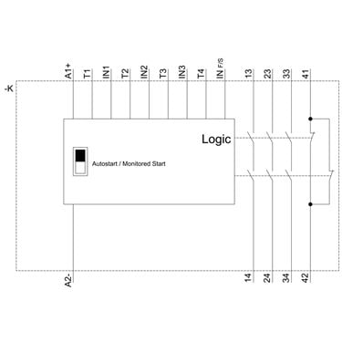 3SK1111-2AB30-0AX0 - Siemens - Relè di sicurezza SIRIUS standard, 3NO+1NC