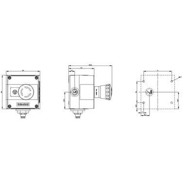 3SU1801-0NX00-4EB1 - Siemens - Involucro in plastica, 1 punto di controllo