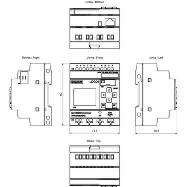 6AG1052-1FB08-7BA2 - Siemens - LOGO SIPLUS! 230RCE