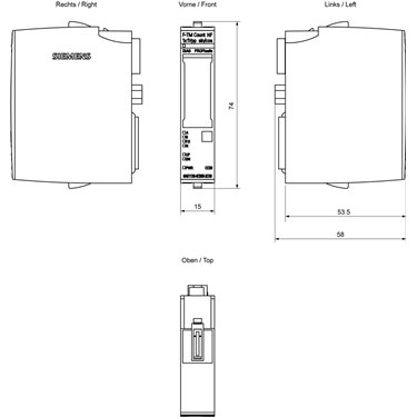 6AG1136-6CB00-2CA0 - Siemens - SIPLUS ET 200SP F-TM Conte HF