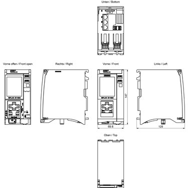 6AG1515-2RN03-7AB0 - Siemens - SIPLUS S7-1500 CPU 1515R-2 PN
