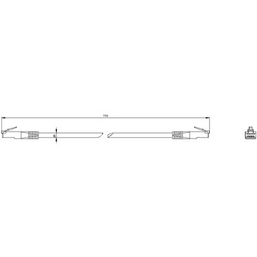 3RC7940-0TE03 - Siemens - Cavo di comunicazione: Da 3RC7 a 3RC7 (0,75 metri)