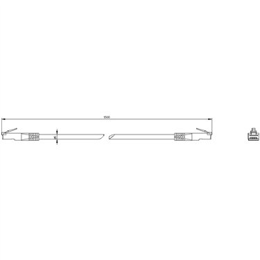 3RC7940-0TE04 - Siemens - Cavo di comunicazione: Da 3RC7 a 3RC7 (1,50 metri)