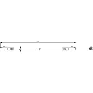 3RC7940-0TE05 - Siemens - Cavo di comunicazione: Da 3RC7 a 3RC7 (2 metri)
