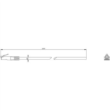 3RC7940-0TE20 - Siemens - Cavo di comunicazione: ET 200SP a 3RC7 (2 metri)