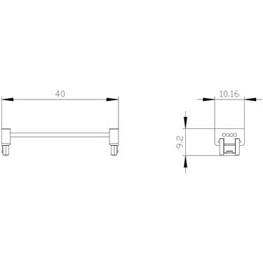 3RC7940-1TE01 - Siemens - Cavo di alimentazione 24V/A1/A2: avviatore diretto 3RC7 a 3RC7