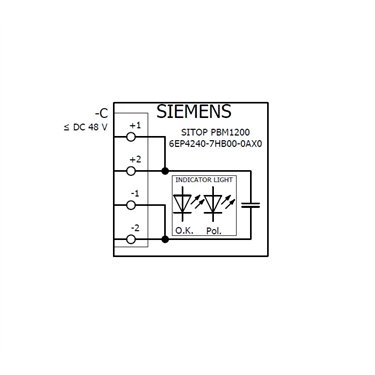 6EP4240-7HB00-0AX0 - Siemens - SITOP PBM1200 Modulo di sovralimentazione 20A/40A