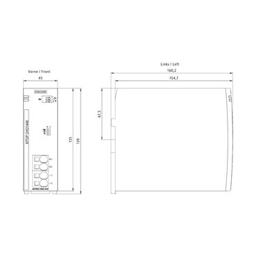 6EP4548-7XB00-3AX0 - Siemens - SITOP CHO1400 Module hacheur 24/48V