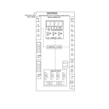 6EP4990-7MK00-0XU0 - Siemens - SITOP Clip di fissaggio per rack da 19 pollici