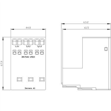 3RC7940-2TE01 - Siemens - Adattatore indipendente per 3RC7 ILM, FSS0