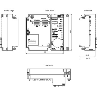 6ES7516-2GP03-0AB0 - Siemens - ET 200pro: CPU 1516pro F-2 PN