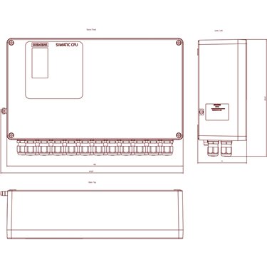 6ES7655-5PX41-1AX0 - Siemens - SIMATIC CFU CIO HART con custodia in alluminio