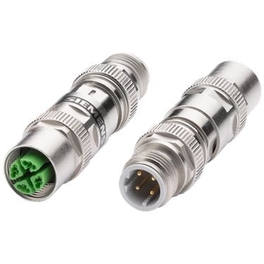  6GK1901-0DE10-6AA0 - Siemens - Adattatore Ethernet industriale M12-D/M12-X (M12 D-Maschio/M12 X-Femmina) 