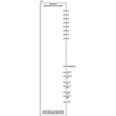 6GK5208-0HA10-2AS6 - Siemens - SCALANCE XP208 (V2)