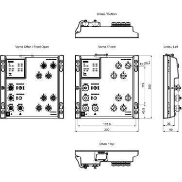 6GK5208-0HA10-2ES6 - Siemens - SCALANCE XP208EEC (V2)