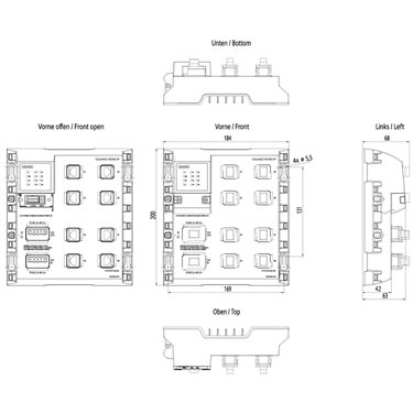 6GK5208-0JA00-2AS6 - Siemens - SCALANCE XP208G Push-Pull
