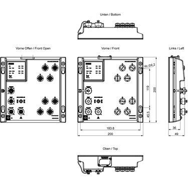 6GK5208-0XA00-2ES6 - Siemens - SCALANCE XP208G EEC
