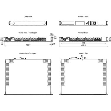 6GK5532-2SR00-3RR3 - Siemens - SCALANCE XR524-8WG (24x1G; 8xSFP+; 230V)
