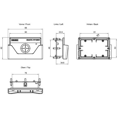 6GT2831-6AA60 - Siemens - Lettore RF1060R USB