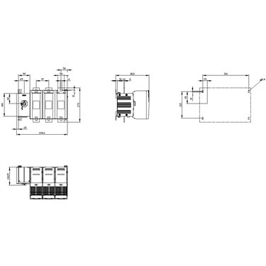 3KF5363-0LF11-8AA1 - Siemens - Sezionatore con fusibile 630A
