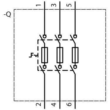 3KF5363-0LF11-8AA1 - Siemens - Sezionatore con fusibile 630A