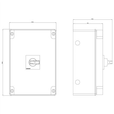 3LD2586-5VD21 - Siemens - Sezionatore SENTRON 3LD