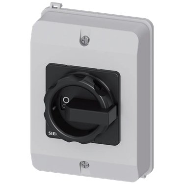 3LD9224-1GH - Siemens - Mecanismo de funcionamento rotativo, preto
