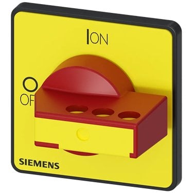 3LD9283-4G - Siemens - Mecanismo de funcionamento rotativo, vermelho/amarelo