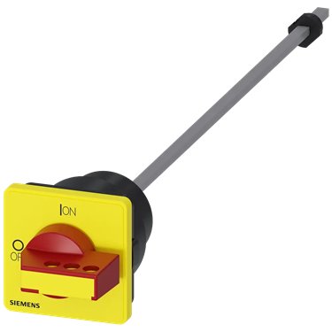 3LD9343-3CA - Siemens - Meccanismo di funzionamento rotativo ad accoppiamento di porte, rosso/giallo