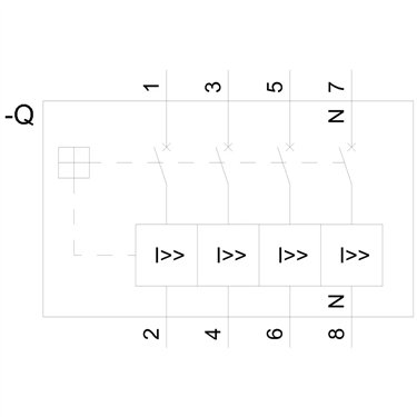 3VA5210-1BB41-0AA0 - Siemens - Interruttore in scatola stampata, serie 3VA5, UL Frame 250