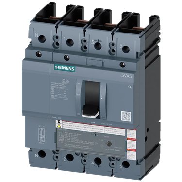 3VA5290-5GD41-2AA0 - Siemens - Interruttore automatico, UL, FS250, 90A, 4 poli, 35KA, TM, FTFM