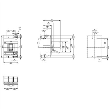 3VA5560-7EC66-0AA0 - Siemens - Interruttore automatico, UL, FS800, 600A, 2P, 100KA, TM, FTAM