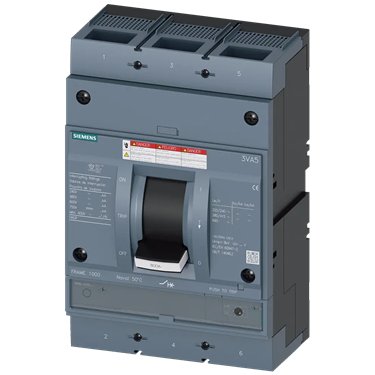 3VA5580-5EC32-1AA0 - Siemens - Interruttore, UL, FS800, 800A, 3 poli, 35KA, TM, FTAM