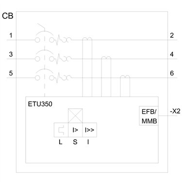 3VA6560-5HN36-0AA0 - Siemens - Interruttore automatico, UL, FS800, 600A, 3 poli, 35KA, ETU3 LSI