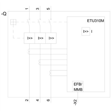 3VA6580-1MS36-0AA0 - Siemens - Interruttore automatico, UL, FS1000, 800A, 3 poli, ETU3 AM