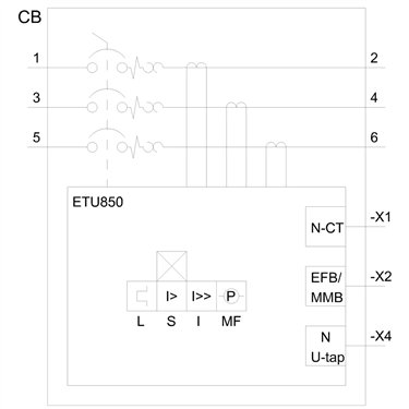 3VA6710-5KP31-2AA0 - Siemens - Interruttore automatico, UL, FS1200, 1000A, 3 poli, 35KA, ETU8 LSI