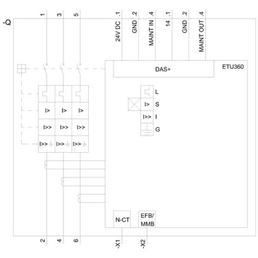 3VA6712-7HQ31-2AA0 - Siemens - Interruttore automatico, UL, FS1200, 1200A, 3 poli, 100KA, ETU3 LSIG